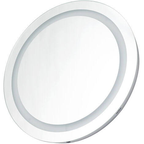 Litecraft Tay Mirror Wall Light Bathroom Circular LED Fitting - Polished Chrome