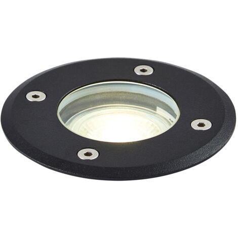 Litecraft Terra Drive Over Light Outdoor Recessed IP67 Fitting - Black