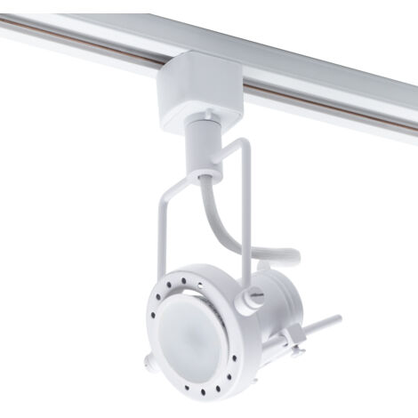 Litecraft Track Light Greenwich Spotlight Head Adjustable GU10 Fitting - White