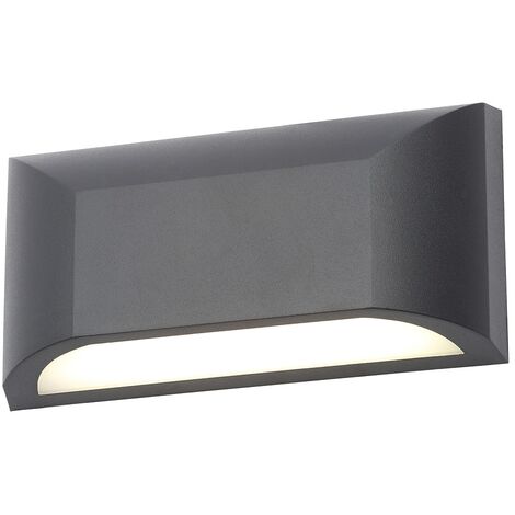 Litecraft Truro Wall Light 5 Watt LED Outdoor IP65 Rated Garden Fitting - Black