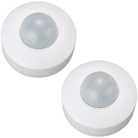 Litecraft Tyne 360° Motion Sensor With 3 Sensors Security Fitting White - 2 Pack