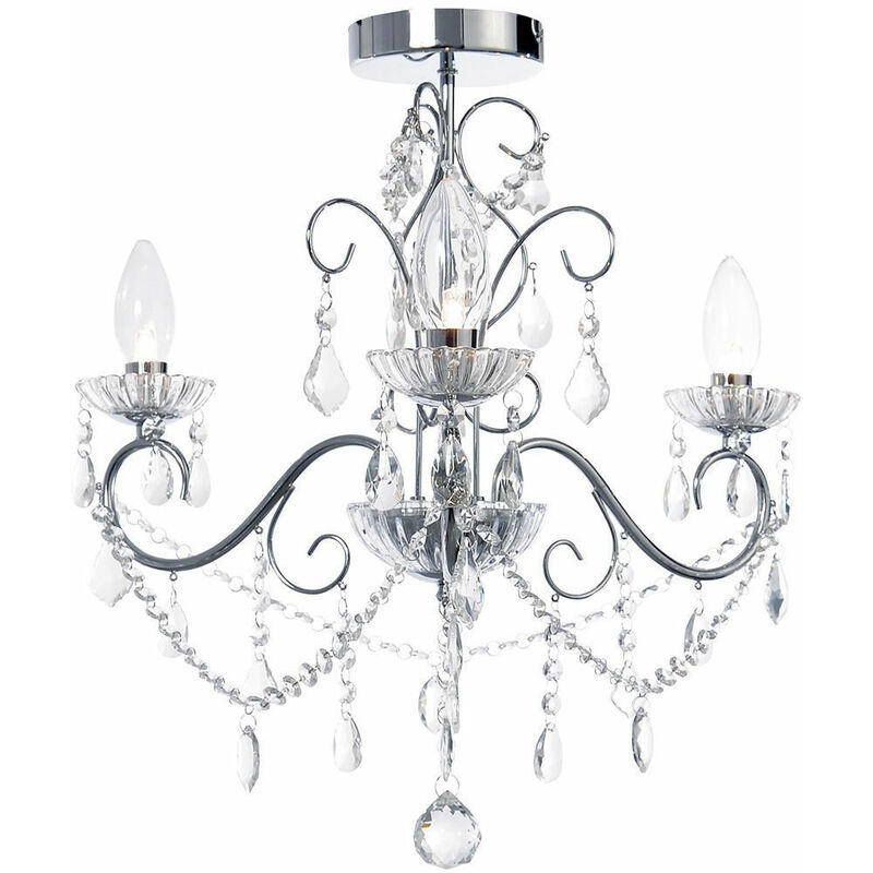 Image of Litecraft - Vara Chandelier Bathroom IP44&hellip;