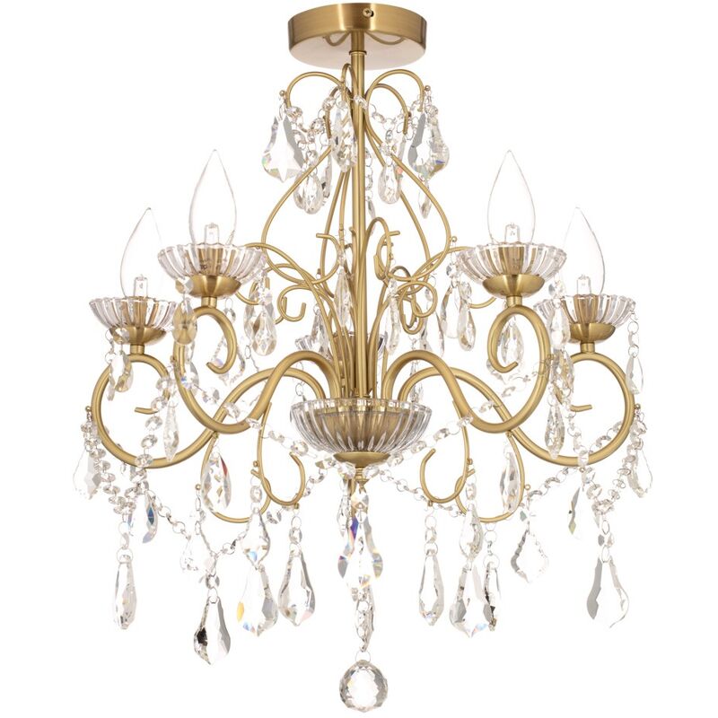 Image of Litecraft - Vara Chandelier Bathroom IP44&hellip;