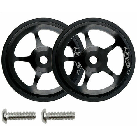 Litepro Easy Wheel and Extension Rod for Brompton Rear Rack Easywheel Telescopic Rod