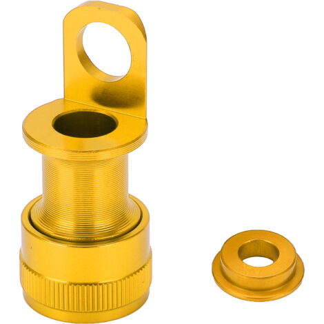 Litepro Quick Pedal Support für Brompton Falträder, goldene Sattelbefestigung