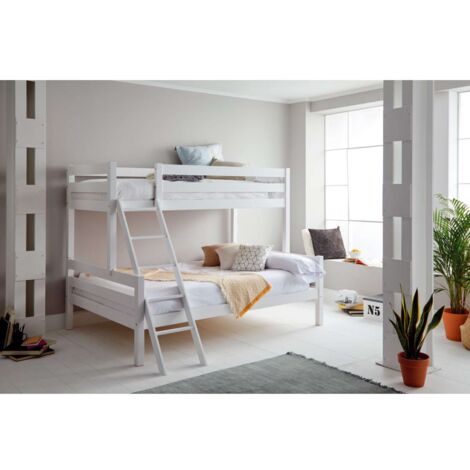 Litera de melamina para dormitorio juvenil/matrimonio Avila. 212cm(largo) x 183cm(ancho) x 161cm(alto).