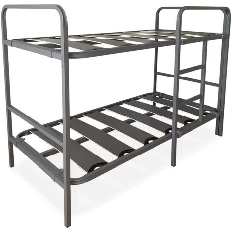 Litera de metal para dormitorio juvenil. 150cm(alto) 190cm(largo)  90cm(ancho).
