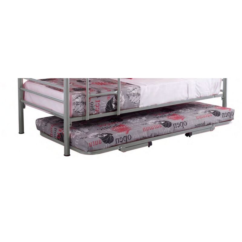 

LITERA DIVISIBLE CERES - Plata - 90 x 190 - Con cama supletoria - Plata