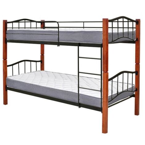 Litera Doble Cama 90cm Madera y Metal