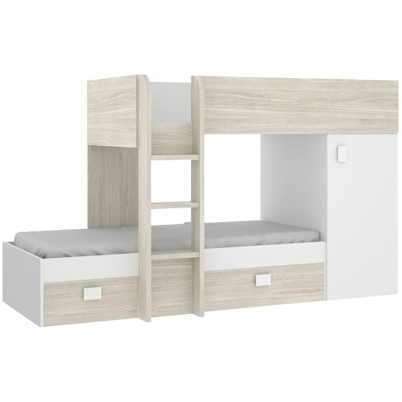 

LITERA TREN MODULAR DUO - Gris / Blanco - Gris / Blanco