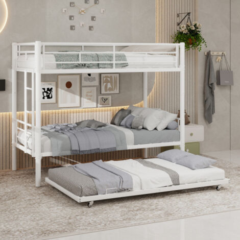 Literas de 196x103x156 cm con barreras de seguridad, silenciosas – sin colchón