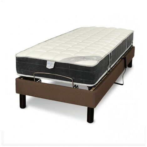 Literie electrique Essenzia Zen Ensemble EMOTION MARRON, Classic ressorts 70x190 Ressorts