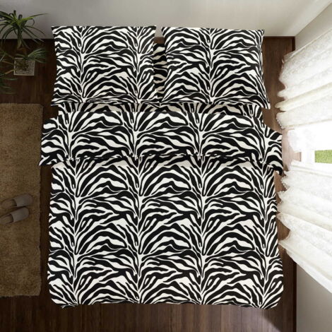 LITERIE EN COTON 160x200 ZEBRA