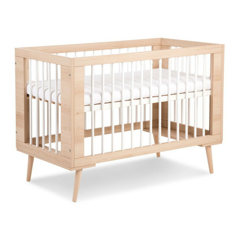 Lit bébé Sofie 3 hauteurs réglables - 120 x 60 cm - Beige - Livraison gratuite