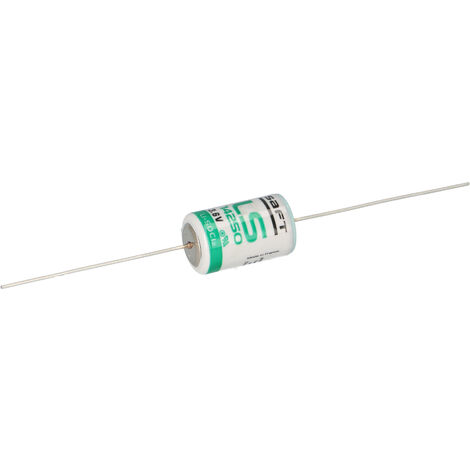 Lithium Batterie Saft LS14250CNA axialem Lötdraht 1/2AA 3,6 Volt