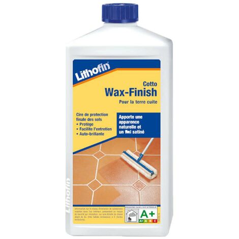 Lithofin Cotto Wax-Finish 1 L - Vitrificateur protecteur pour terre cuite