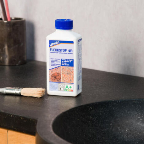 Lithofin – Produit hydrofuge pour pierre et marbre – Protection contre l'humidité et les taches – Application intérieure et extérieure – 250 ml