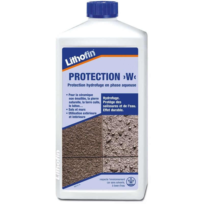 Protection w 1 l - Hydrofuge pierre naturelle - Lithofin