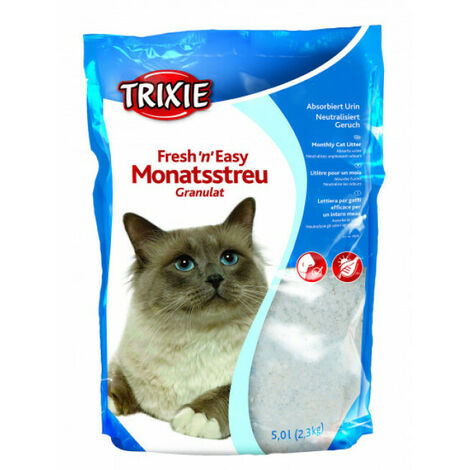 Litière Fresh'n'Easy en granulés Trixie pour chats Sac 5 litres