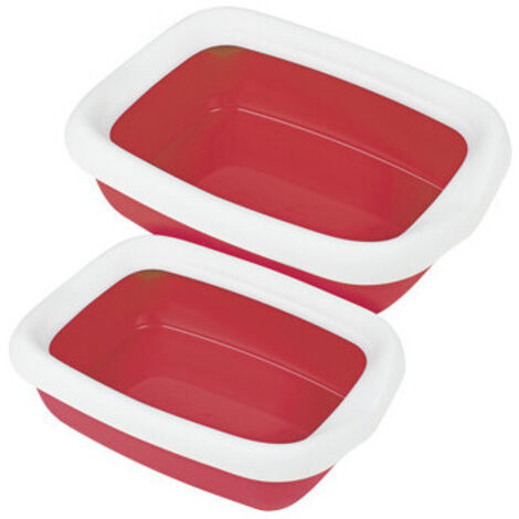 Litière ouverte Beta Mini 43x31x12 cm – Design compact – Idéale pour les petits chats