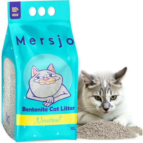 Litière pour chat en bentonite NEUTRE 10 l