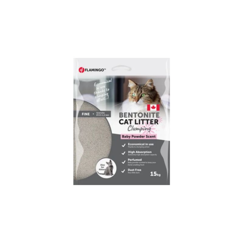 Litière pour chats Poudre Bébé Contenance 7 kg