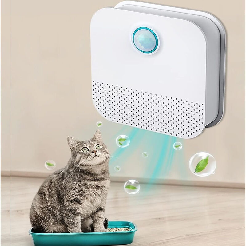 Litière pour Chats Purificateur d'odeur de Chat Intelligent for Chats litière désodorisant Chien Toilette Rechargeable purificateur d'air Animaux de