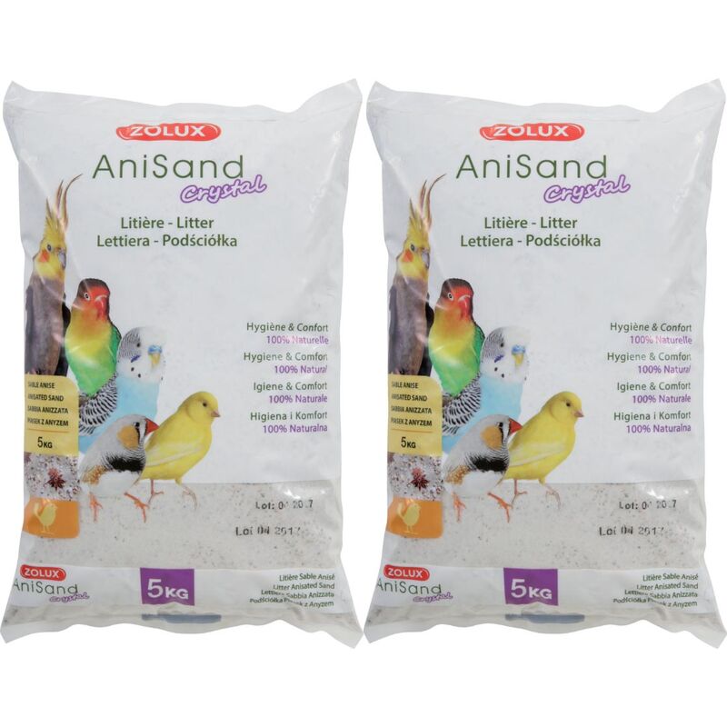 Zolux - Litière sable Anisand crystal 10 kg