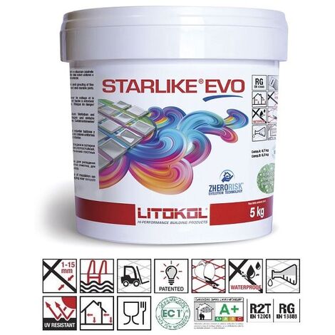 Litokol Starlike EVO Bianco Assoluto C.100 Mortier époxy - 1 kg
