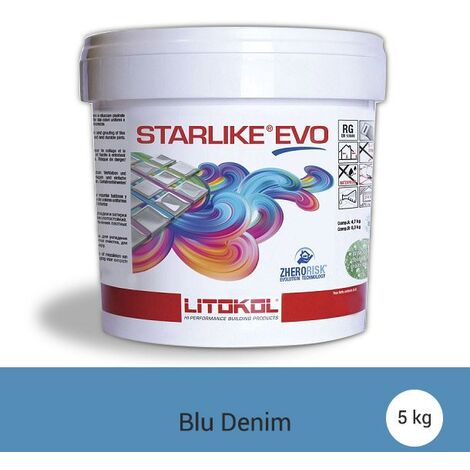 Litokol Starlike EVO Blu Denim C.340 Mortier époxy - 5 kg
