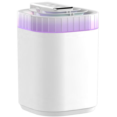 litros, tres boquillas – alto caudal 20 dB + LED multicolor con apagado automático, blanco, rendimiento de regalo para el Día de la Madre