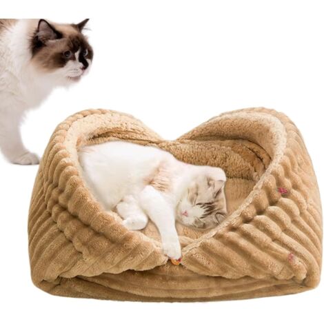 Lits Et Paniers pour Chats - Caverne Nid Pliable Épais