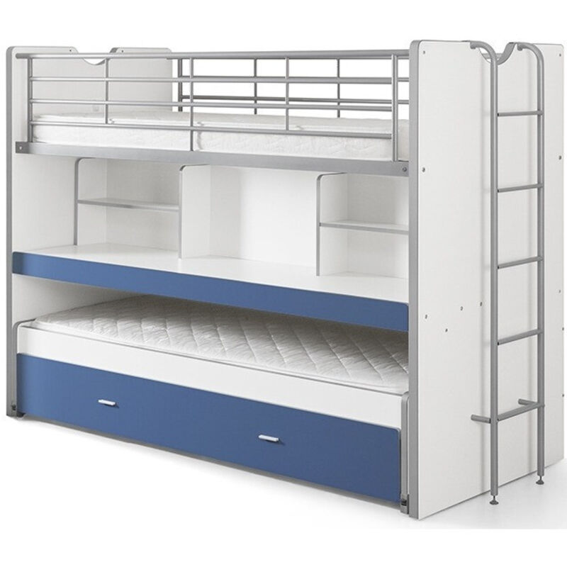 Vipack BONNY Compact80 Lits superposés 2 couchages Bleu