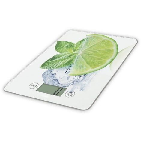 Little Balance 8034 Slim balance de cuisine blanc vert