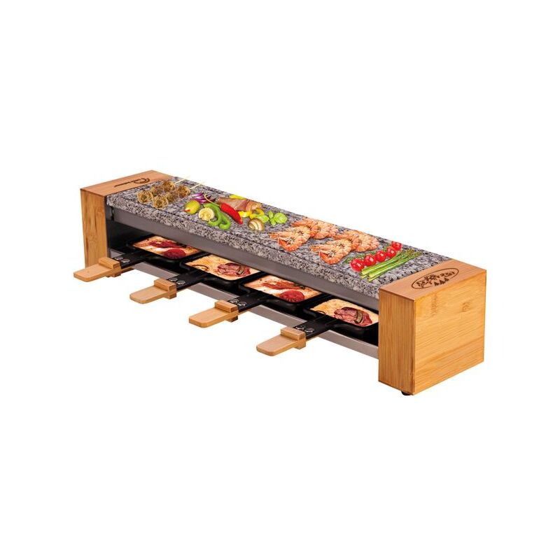 Little Balance - raclette 4P 600W pierre meuuuh bois