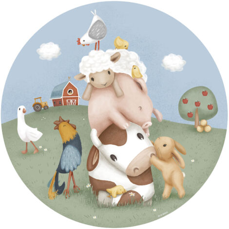 Little Dutch Wandsticker XL Little Farm (100x100cm)