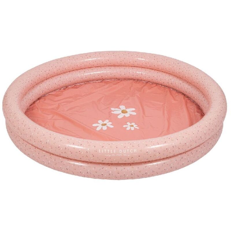 Petite Piscine Hollandaise Fleurs et Papillons 150 cm Rose
