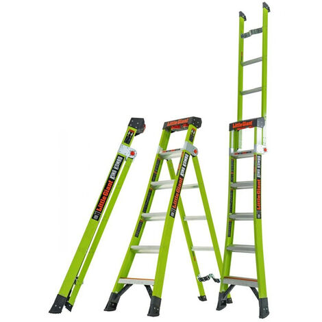 Little Giant - Escabeau King Kombo 5 marches 3 en 1 fibre de verre - LIG-13610