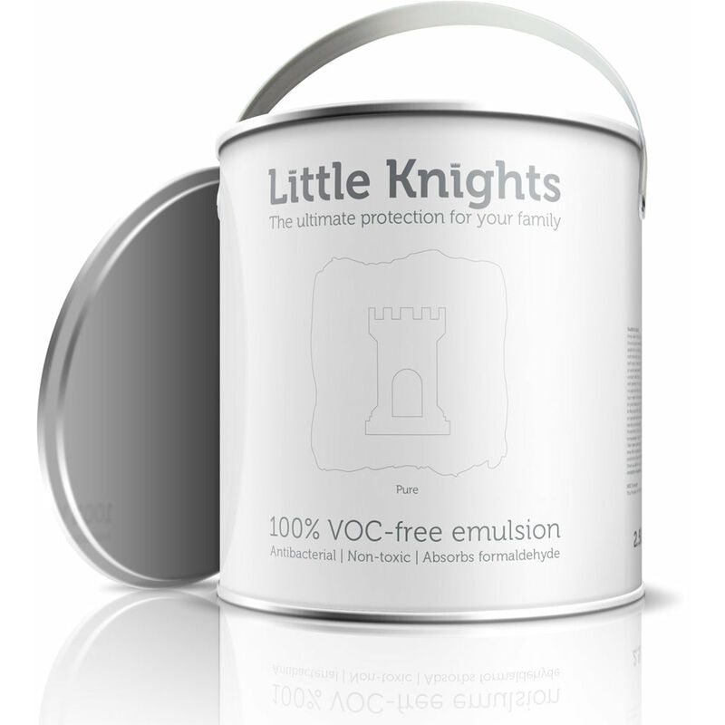 Little Knights - 100% VOC-free Eggshell Emulsion - 2.5L - Pure White - Pure