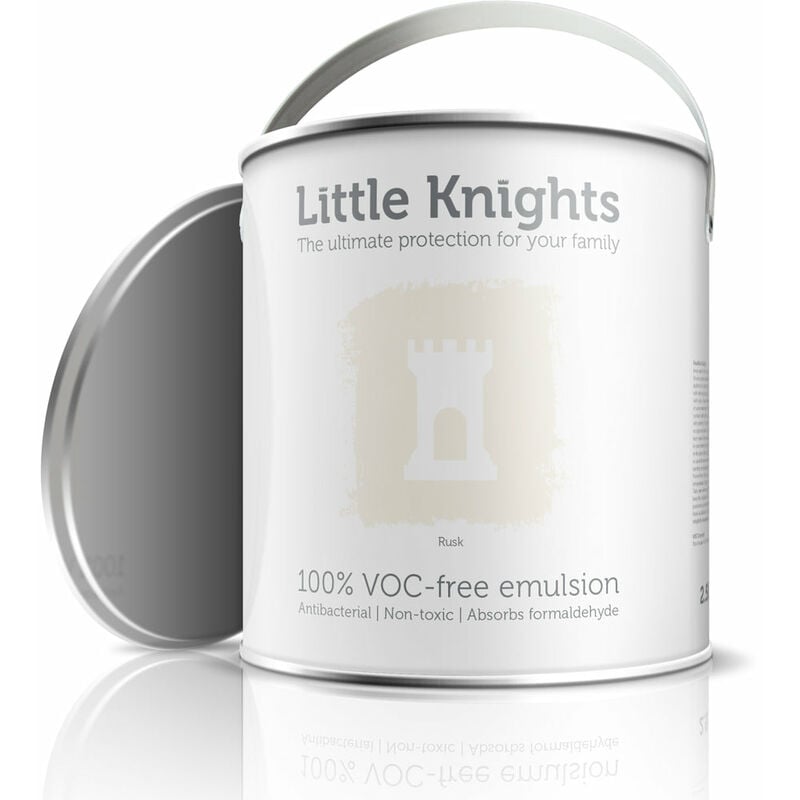 Little Knights 100% VOC-free Eggshell Emulsion - 2.5L - Rusk