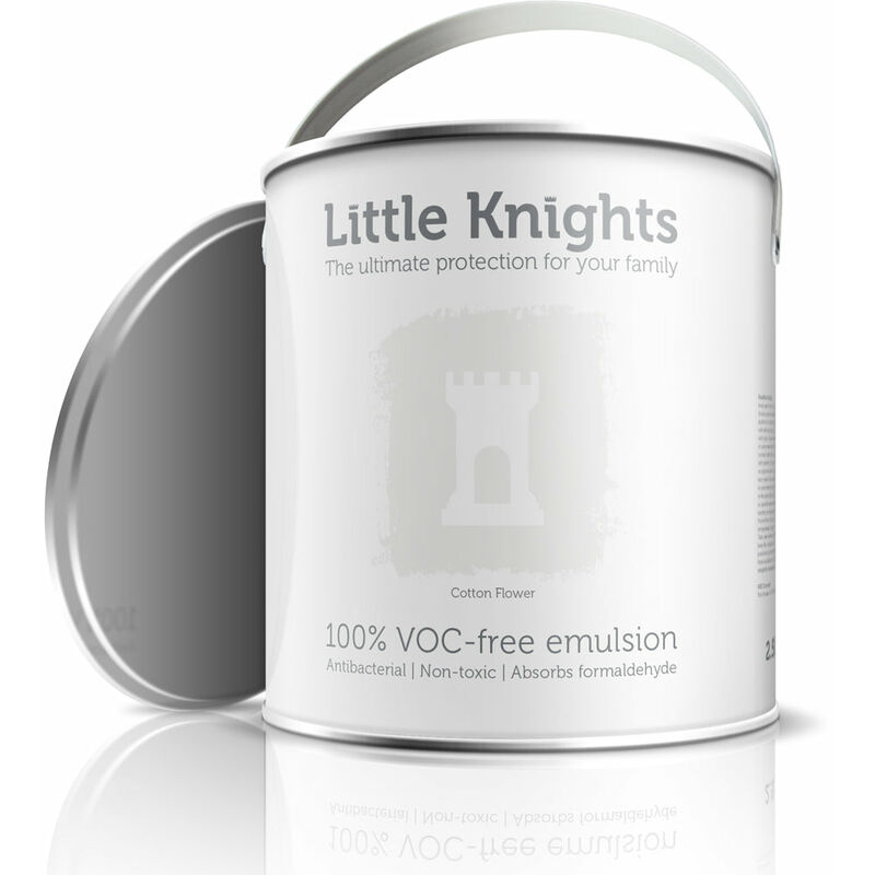 Little Knights 100% VOC-free Eggshell Emulsion - 5L - Cotton Flower