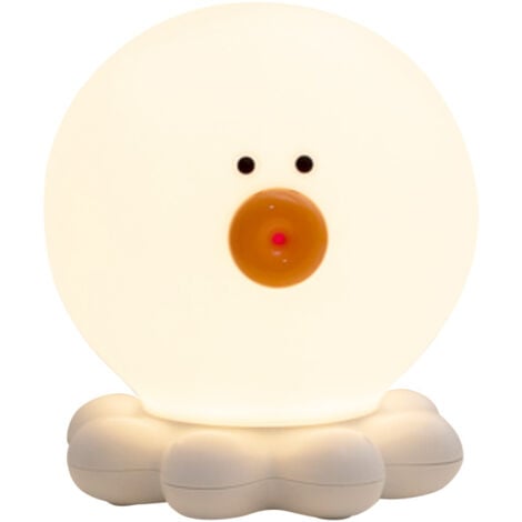 Little Octopus Pat Light Lampade 7 colori Luce notturna da tavolo senza fili Luci notturne a LED per lampadine notturne Luce notturna a LED Lampada da comodino senza fili Luci per dormire dei cartoni 