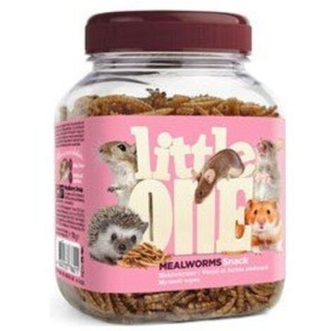 Little One  Vers de farine  Friandise pour hamsters, rats, souris, gerbilles 70 g - Vers de farine 70 g