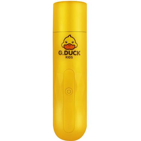 Little Yellow Duck Car Aspirateur portatif sans fil pour voiture, super aspiration, mini aspirateur rechargeable USB ultra léger, adapté aux voitures et aux maisons (comprend deux types de têtes de br