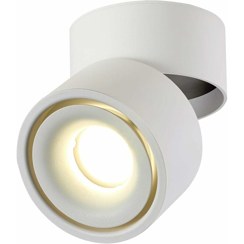 

Litzee - 10W Foco de techo LED Luz de techo, ángulo de cuerpo de lámpara ajustable, focos de luz, foco de techo, aplique de techo, foco de techo