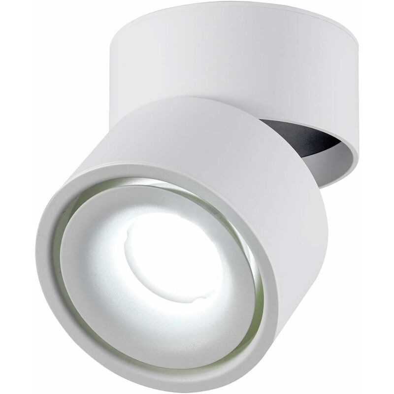

Litzee - 10W Foco de techo LED Luz de techo, ángulo de cuerpo de lámpara ajustable, lámpara de foco, foco de techo, aplique de techo, foco de techo