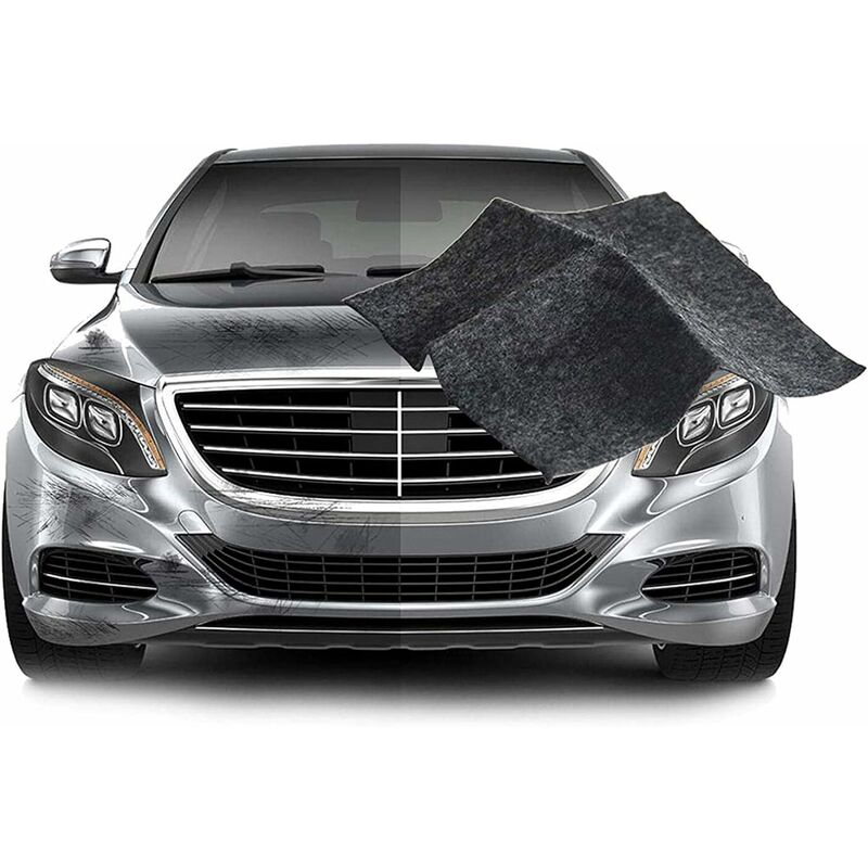 

[2 piezas] Elimina arañazos en la tela del automóvil, pulido de mantenimiento Pulido de mantenimiento del automóvil, producto de micro fibra para el