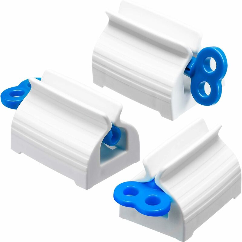 

3 uds dispensador de pasta de dientes soporte de asiento de pasta de dientes soporte de asiento dispensador de pasta de dientes giratorio para baño