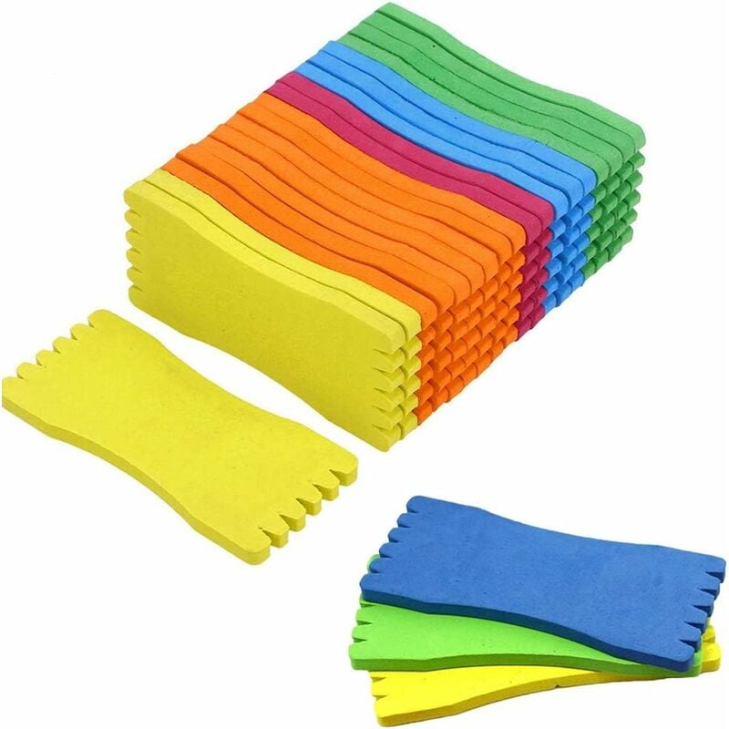 

30 hojas de espuma rebobinadoras para sedal de pesca, color aleatorio, hojas de espuma, accesorios de pesca, accesorios para herramientas de pesca, 7