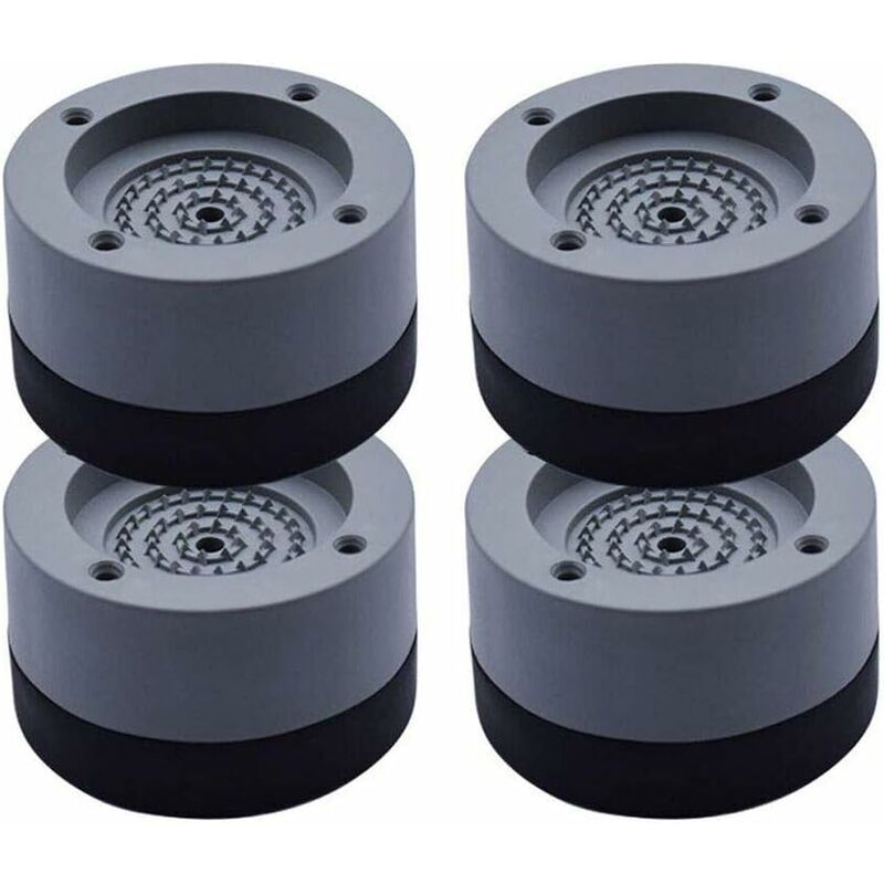 

4 Uds almohadillas antivibración almohadilla antivibración pedestal estabilizador de pies de lavadora Universal para lavadora nevera